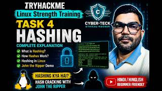 TryHackMe Linux Strength Training | Task 4: Hashing Explained | Hash Cracking with John the Ripper