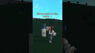 How to make a water cooler 💧 #roblox #bloxburg #welcometobloxburgbeta