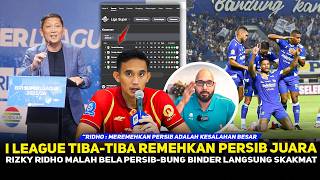 PERSIB DIREMEHKAN JUARA LAGI❗️REAKSI RIZKY RIDHO BIKIN ADEM~BUNG BINDER SKAKMAT HATERS