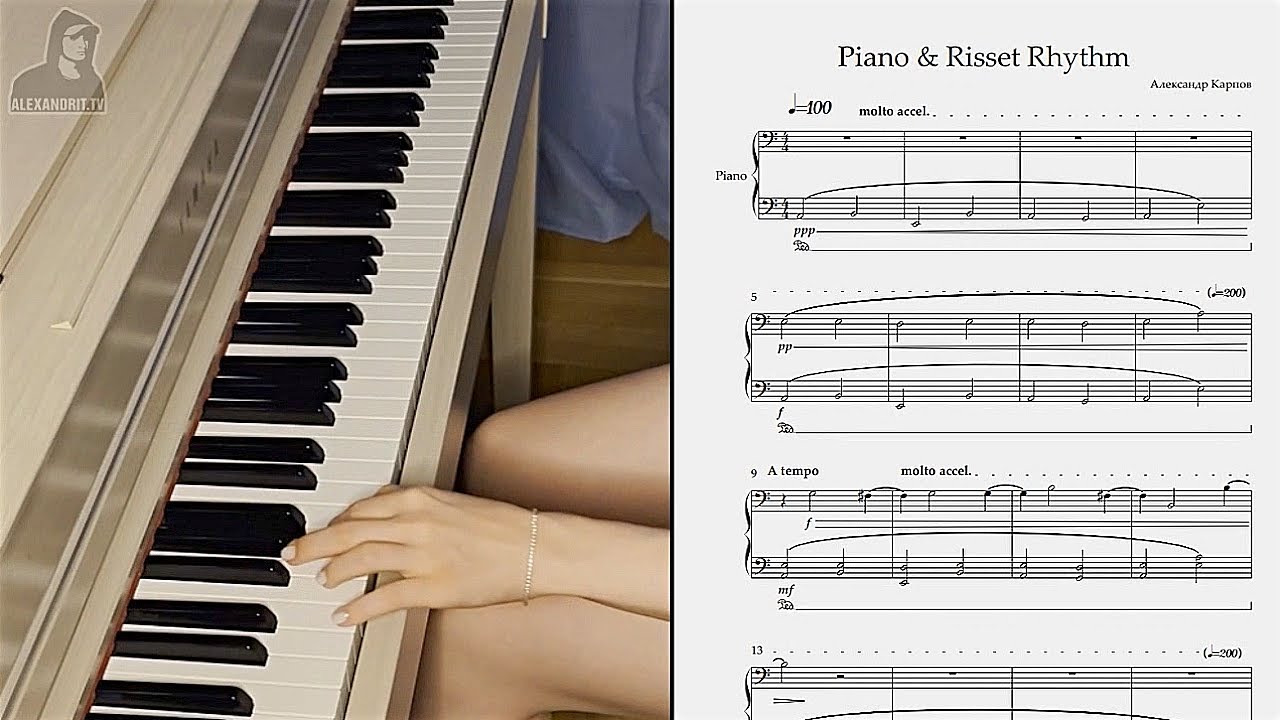 Alexandrit.tv - Piano & Risset Rhythm