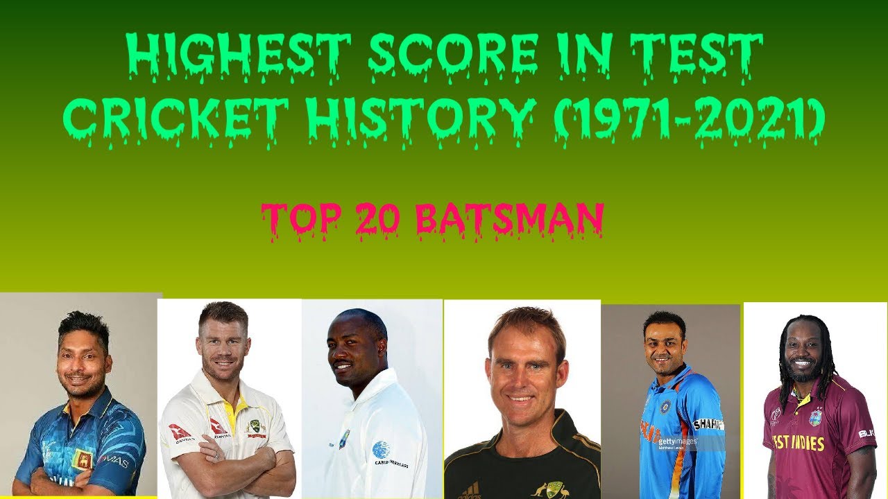 Highest Score In Test Cricket History Top 20 Batsman Ranked By virender-sehwag-top-10-highest-scores-in-test-cricket-history-highest