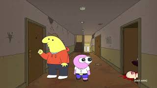 Smiling Friends : Shrimp hallway murder