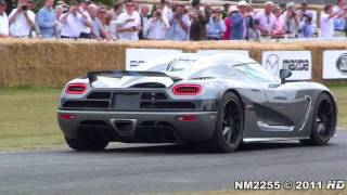 Koenigsegg Agera Full Throttle Acceleration and Fly By!