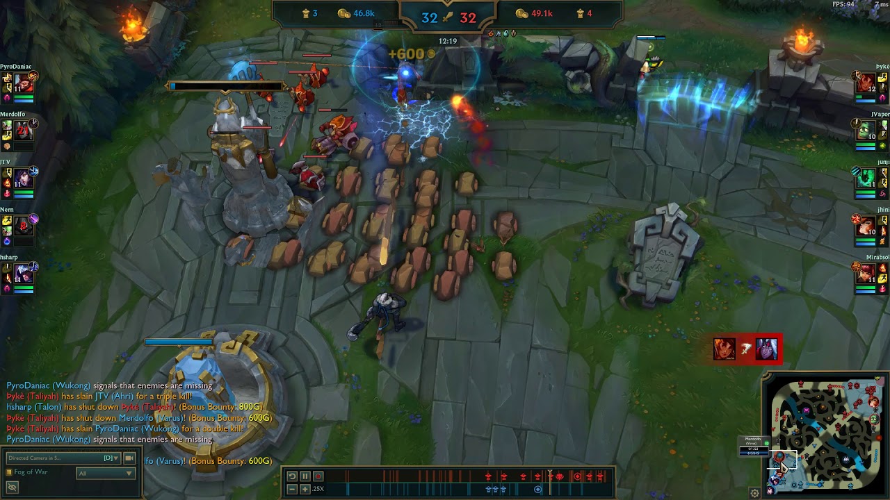 Ultimate URF OP - Taliyah one shot??? Death from the cannon