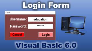 Login Form - Username And Password | Visual Basic 6.0