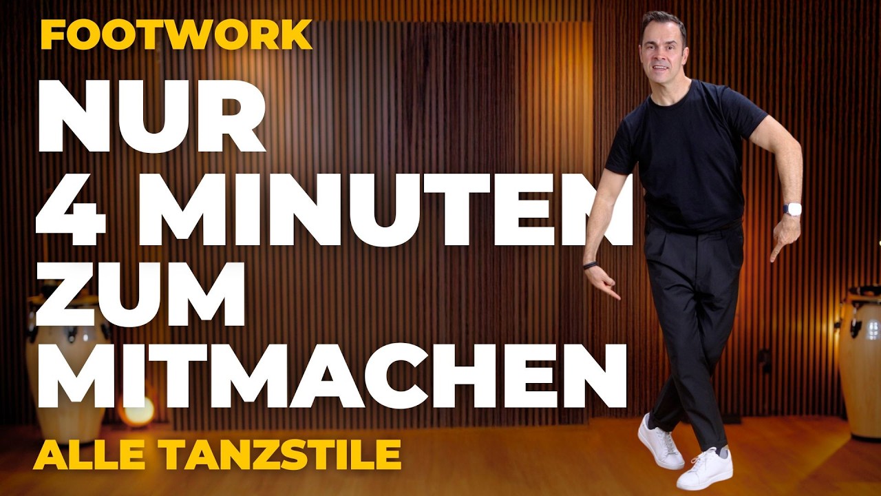 Perfekte Übungen für geschmeidige TANZSCHRITTE (alle Tanzstile)