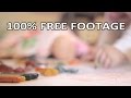 Beachfront B-Roll: Crayons and Coloring (Royalty Free Stock Footage)