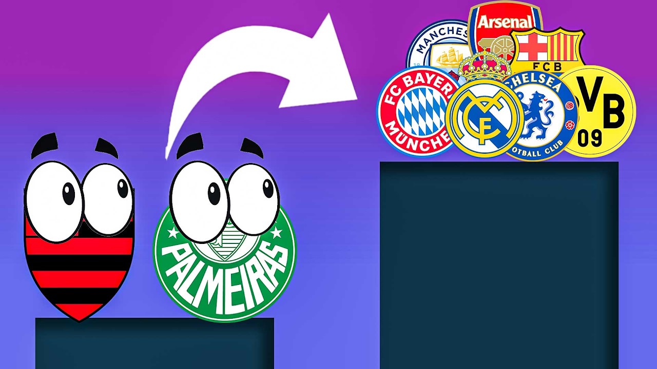 A VERDADEIRA DISTÂNCIA do FUTEBOL BRASILEIRO pro EUROPEU | Análise ...