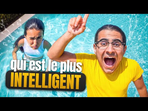 THE DUMBEST ONE ENDS UP IN THE POOL! (with my sister)