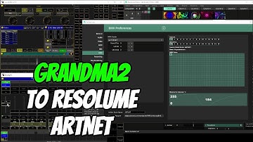 GRANDMA2 TO RESOLUME ARTNET