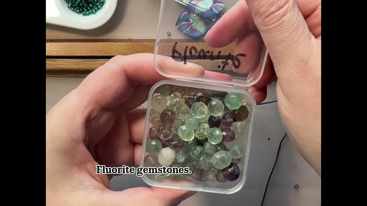 How I made a beaded hand painted necklace. Wear art!