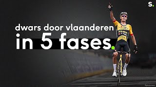 Zo ging Christophe Laporte met de zege aan de haal in Dwars door Vlaanderen