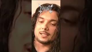 🤘MAYHEM'S🤘 HELLHAMMER "ALWAYS EXPECT THE UNEXPECTED FROM MAYHEM " #mayhem #blackmetal #shorts
