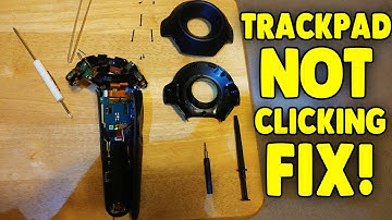 Trackpad Not Clicking Fix (when rubber pad looks fine)