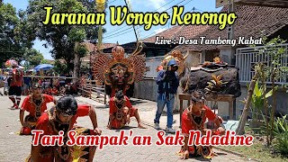 Tari Sampak'an !! Jaranan Wongso Kenongo Live Desa Tambong Kabat || DSS AUDIO SOUND SYSTEM