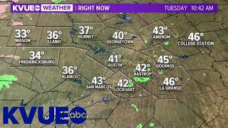 Austin weather | Cold front keeps ‘feels-like’ temps in 30s and 40s in Central Texas | KVUE
