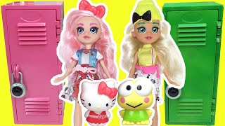 Hello Kitty DIY Custom Back to School Locker Organization with Keroppi