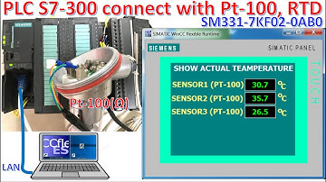 PLC S7-300 connect with temperature sensors RTD, Pt-100