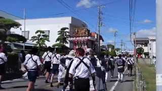 20110918－29　神明神社前を行く神明町の山車