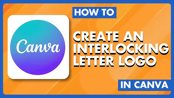How To Create An Interlocking Letter Logo with Canva | Easy Canva Tutorial