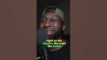 The Simpler The Code, The better