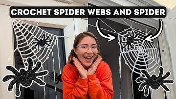 Makkelijke haak-spinnenweb-tutorial | 2 stijlen voor Halloween-decoratie!
