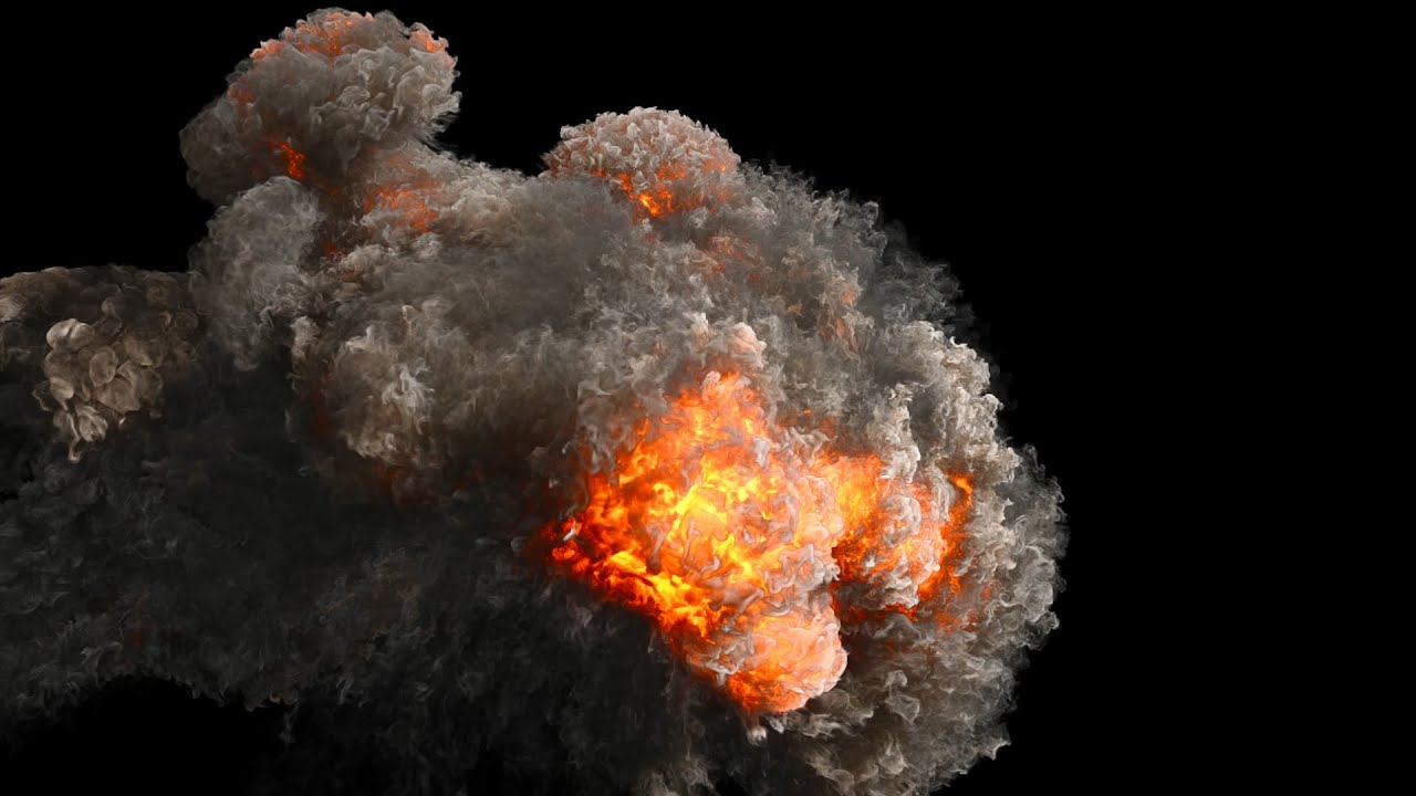 Explosion05 - 100% Free Stock Footage (Alpha channel)