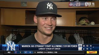 Will Warren earns the win in Houston