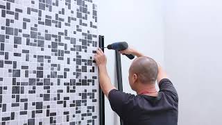 How to install a shower door