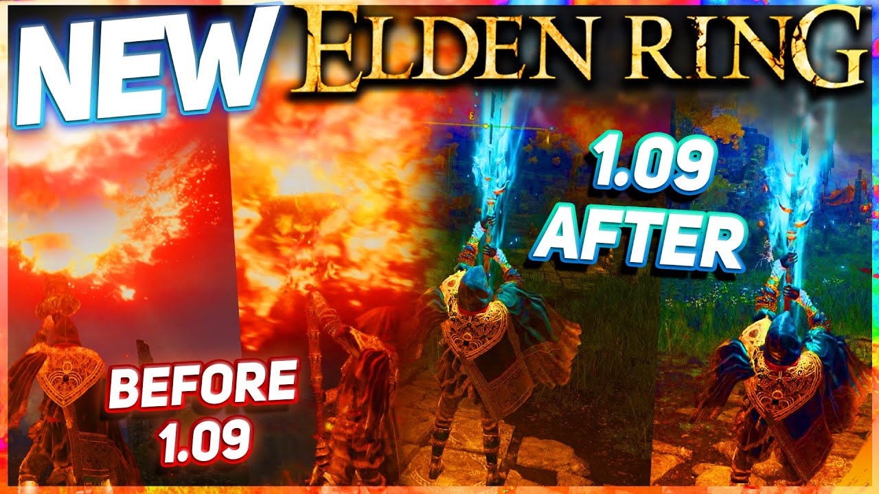 The NEW Elden Ring 1.09 UPDATE is MASSIVE // ALL WEAPONS BUFFED!!! // Elden Ring Patch 1.09