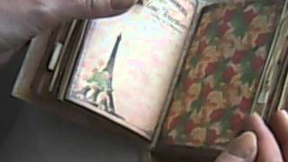 Mini  Junk Journal using Tsunami Rose Designs Parisian DayDream Collection