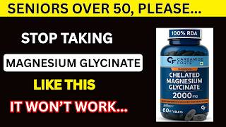 Top 5 WORST Magnesium Glycinate Mistake to Avoid IMMEDIATELY