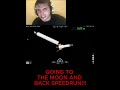 SPEEDRUNNING MOON MISSION #spaceflightsimulator #space #planet #sfs #speedrun #moon #funny #meme