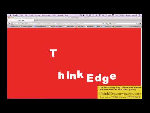 Adobe Edge tutorials build jquery motion text animation