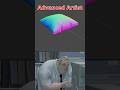 Blender Noob vs Pro: Cloth Physics Pillow #blender #blendertutorial #blendercommunity #blender3d