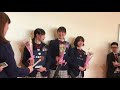 X21 小澤奈々花 籠谷さくら 松田莉奈  堀越高等学校卒業式