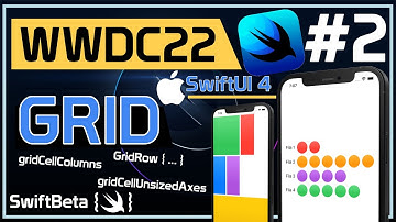 GRIDS en SWIFTUI 4 Novedades de la WWDC22 de Apple para iOS 16 y Xcode 14 en Español #2