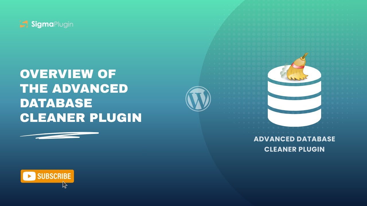 Overview of the Advanced Database Cleaner WordPress Plugin - YouTube