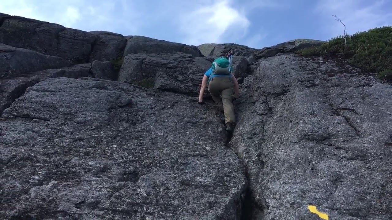 Climbing up Haystack, Adirondacks