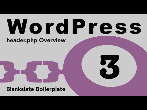 WordPress Tutorial 3. Theme Development  Intro To header php