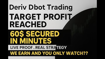 Deriv Bot Trading – Day 5 Execution | $50 to $500 Journey Continues with 60 USD Profit Live