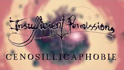 Insufficient Permissions - Cenosillicaphobie