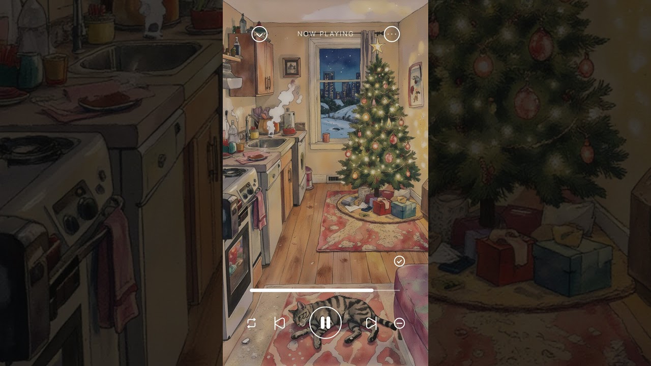 Dinner at Twilight | Relaxing Holiday Cooking Ambience ❄️🕯️