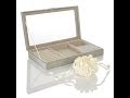 Colleen's Prestige Stackable Embossed Jewelry Box Colleen's Prestige Stackable Embossed Jewelry Box