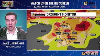 First Alert Meteorologist Jake Lambright discusses rainfall potential and drought!