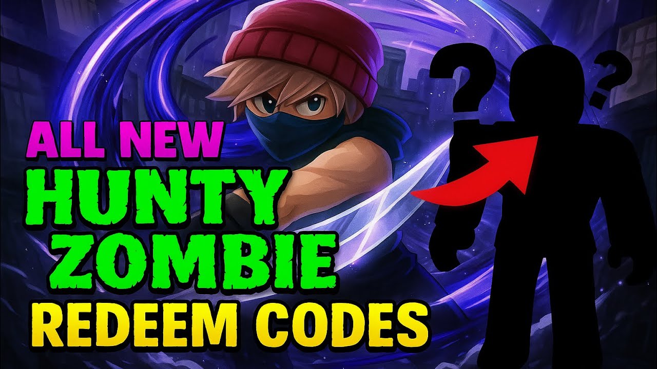 ALL NEW HUNTY ZOMBIE REDEEM CODES [ Live at 5PM UK ] - YouTube