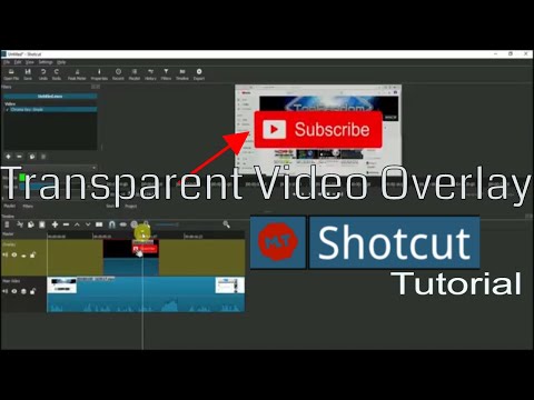 How To: Add A Transparent Video Overlay In Shotcut EASY! | Shotcut Tutorial
