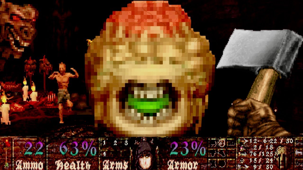 The Warrens: Burrow of the Were - A DOOM Total Conversion Mod Where You Hunt a Giant Werewolf!