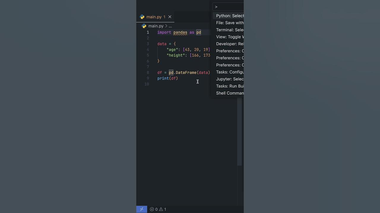 How to change python environment in vs code youtube