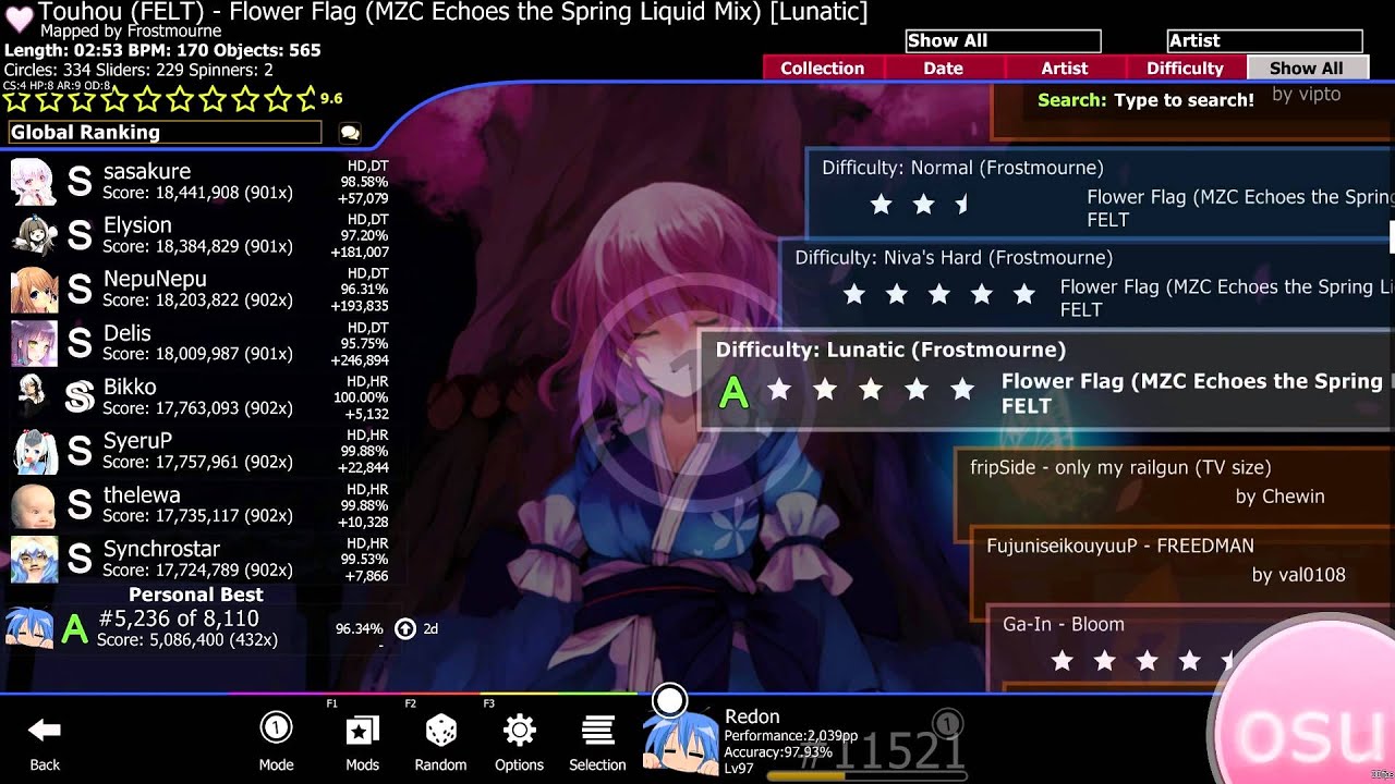 Aesthetic Hd Skin Osu Mania Version 1 3 1 Forum Osu